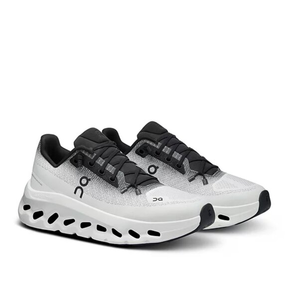 On Running Women's Cloudtilt Low Top Sneakers Color Black/Ivory - Picture 1 of 5